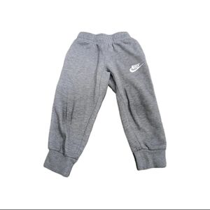 Nike little Boys Club Fleece Ribbed Cuff Jogger Pants Grey 2-3 Year